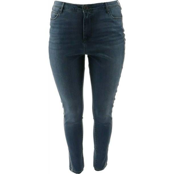 Skinnygirl Broadway High-Rise Side Stripe Skinny Jean CAMO FLOW 16W NEW 716-196